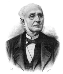 Portret van Etienne Arago (1802-1892) toneelschrijver, politicus, burgemeester van Parijs