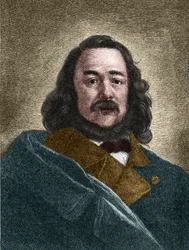 Portret van Ferdinand Freiligrath (1810-1876) Duitse schrijver