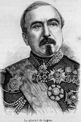Portret van generaal de Goyon