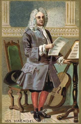 Portret van George Frederick Handel