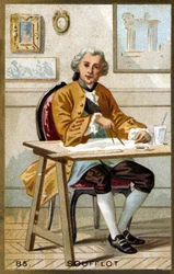 Portret van Germain Soufflot (1713 - 1780), Franse architect