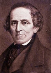 Portret van Giacomo Meyerbeer (gravure)