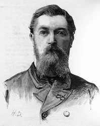 Portret van Henri Roulleaux Dugage (1849-1887) afgevaardigde tussen 1885 en 1887.