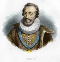 Portret van Hendrik IV (1553 - 1610), koning van Frankrijk