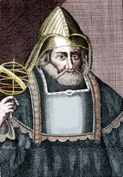 Portret van Hermes Trimegiste (Trismegistus).