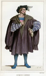 Portret van Jacques Cartier (1491 - 1557)
