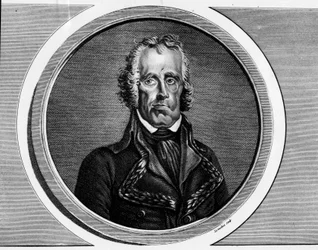 Portret van Jean Nicolas Houchard, Franse generaal