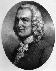 Portret van Jean Philippe (Jean-Philippe) Rameau (1683-1764)