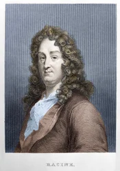 Portret van Jean Racine (1639 - 1699), Franse toneelschrijver