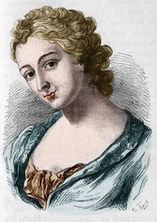 Portret van Jeanne Agnes Berthelot de Plemont, bekend als Madame la Marquise de Prue (1698-1727).