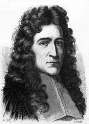Portret van Jen Domat. Franse jurist (1625-1696)