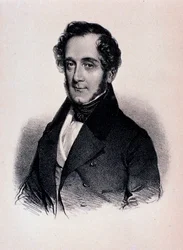 Portret van Joseph Mayseder (lithografie)