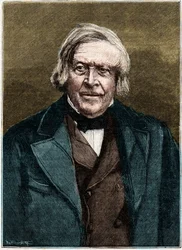 Portret van Jules Michelet, Franse historicus en schrijver (1798 - 1874)