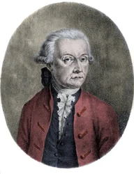 Portret van Leopold Mozart (1719-1787), vader van Wolfgang Amadeus Mozart (1756-1791).