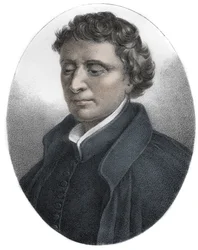 Portret van Louis Bourdaloue (1632-1704) Franse jezuïet (gravure)