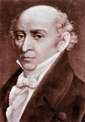 Portret van Muzio Clementi (1752-1832) Italiaanse componist 19e eeuw. Milaan, biblioteca del conservatorio