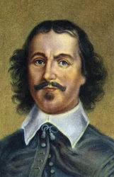 Portret van Otto von Guericke Duits natuurkundige.