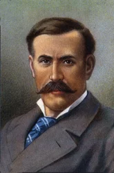 Portret van Pierre Savorgnan of Brazza, Frans ontdekkingsreiziger.