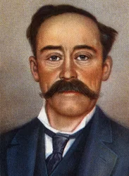 Portret van Robert Edwin Peary Amerikaanse poolreiziger.