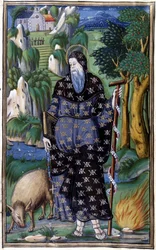 Portret van Rodomont, boekweitheld van de ridderlijke gedichten 