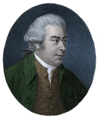 Portret van Sir Joseph Banks, Engelse ontdekkingsreiziger en natuuronderzoeker