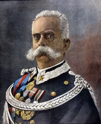 Portret van Umberto I, koning van Italië