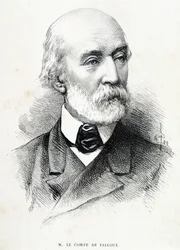 Portret van de graaf de Fallux (1811 - 1886), Franse politicus