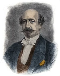 Portret van de Franse financier en politicus Charles de Morny, genaamd comte de Morny (of hertog) (1811-1865), halfbroer van Napoleon III