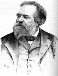 Portret van de schrijver Paul Bocage (1822-1887)