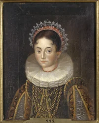 Portret van Prinses Elizabeth van Zweden (1549-1597), Hertogin van Mecklenburg