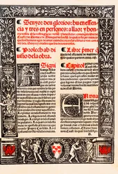 Proloog van "Blanquerna" door Raymond Lulle in het Catalaans Ramon Llull, in het Spaans Raimundo Lulio (Lullo) (Lull), Catalaanse filosoof, theoloog en dichter (1235-1315)