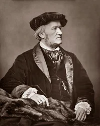 Richard Wagner (1813-1883) Duitse componist. Portretfoto