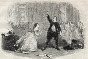 Opvoering van «Lucie de Lammermoor» (Lucia di Lammermoor) van Gaetano Donizetti in het «Her Majesty
