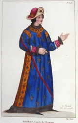 Robert van Frankrijk, Graaf van Clermont (1256-1318). Capetische Prins.