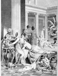 Sapho (Sappho) en zijn metgezellen