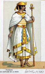Serie chromolithografieën van operakostuums ter gelegenheid van de eerste opvoering van Giuseppe Verdi