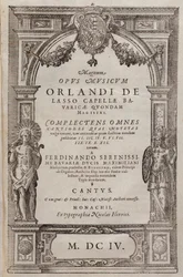 Bladmuziek van Psalmi Poenitentiales door Roland de Lassus (1604)