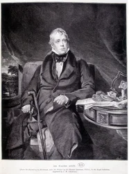 Sir John Walter Scott 1771/1832, Engelse schrijver en dichter.