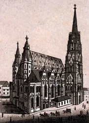 Stephansdom in Wenen, Oostenrijk in 