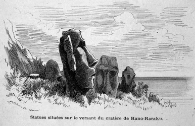 Beelden op Paaseiland (Rapa Nui), Polynesië