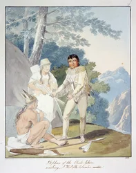 Stephan van de Chiche-natie, woonachtig ten noordwesten van de Columbia-rivier, ca. 1843-50