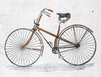 Recht lichaam fietsmodel