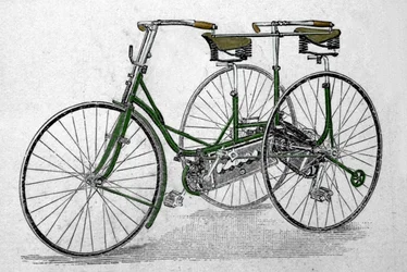 Tandem driewielermodel