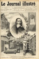 Het tweehonderdjarig bestaan van Pierre Corneille - Le bicentenaire de Pierre Corneille - gravure in Le journal illustré van 1884