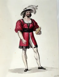 Het personage dat de Viriliteit vertolkt in het ballet 