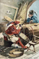 Het ambacht van kuiper in 1500.
