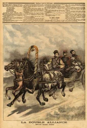 De dubbele alliantie tussen Rusland van Alexander III (1815-1894) en Frankrijk