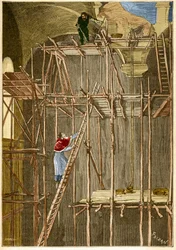 De schilder Michelangelo Buonarroti, genaamd Michelangelo
