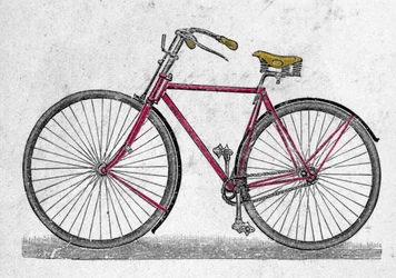 De luchtbandenfiets, de uitvinding van rubberbanden door de Engelsman John Boyd Dunlop, dateert uit 1888.