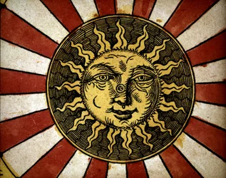 De zon - in 